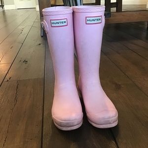 Hunter Rain Boots Pink Size 4